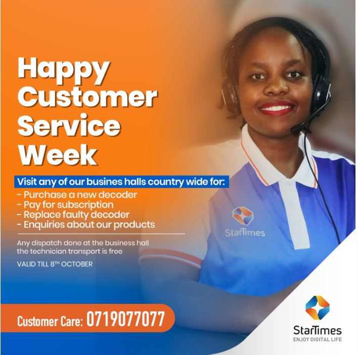 Customer Service Week Special: Free Technician Transport from Startimes