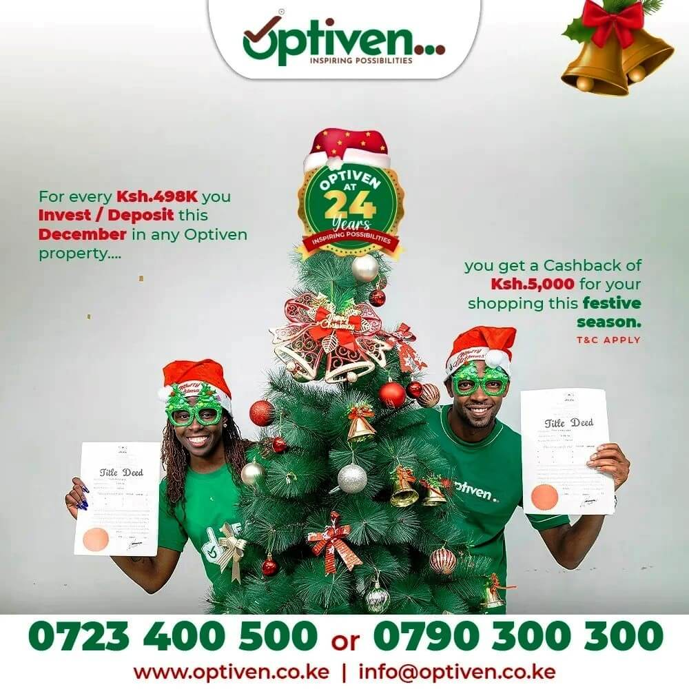 Optiven's #OptivenAt24 Campaign: A Festive Season of Rewards for Savvy Investors
